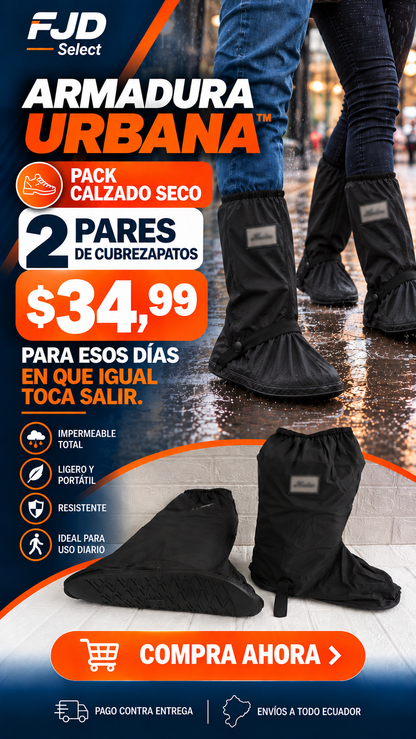 Armadura Urbana | Traje Impermeable para Moto + Accesorio a Elección