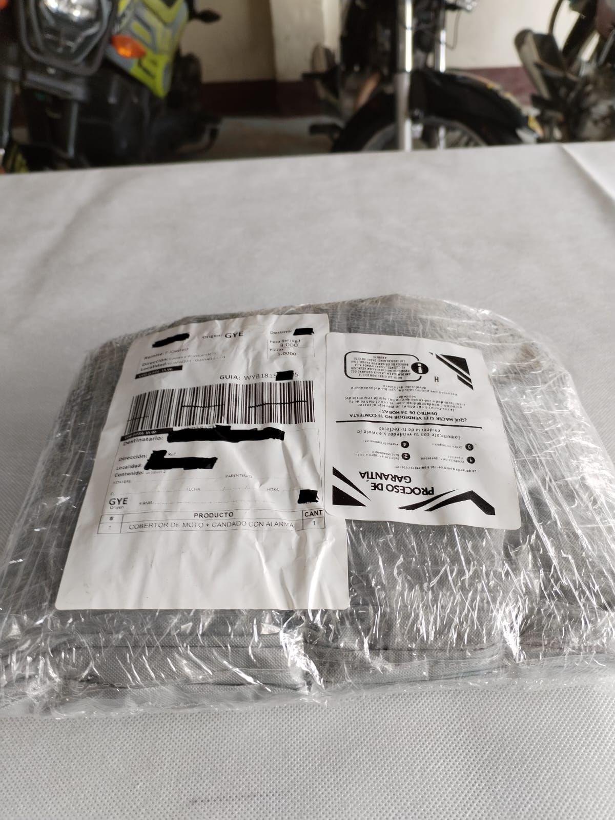 ProtegeMax™ Cobertor Impermeable + Candado con Alarma de Seguridad 🏍️